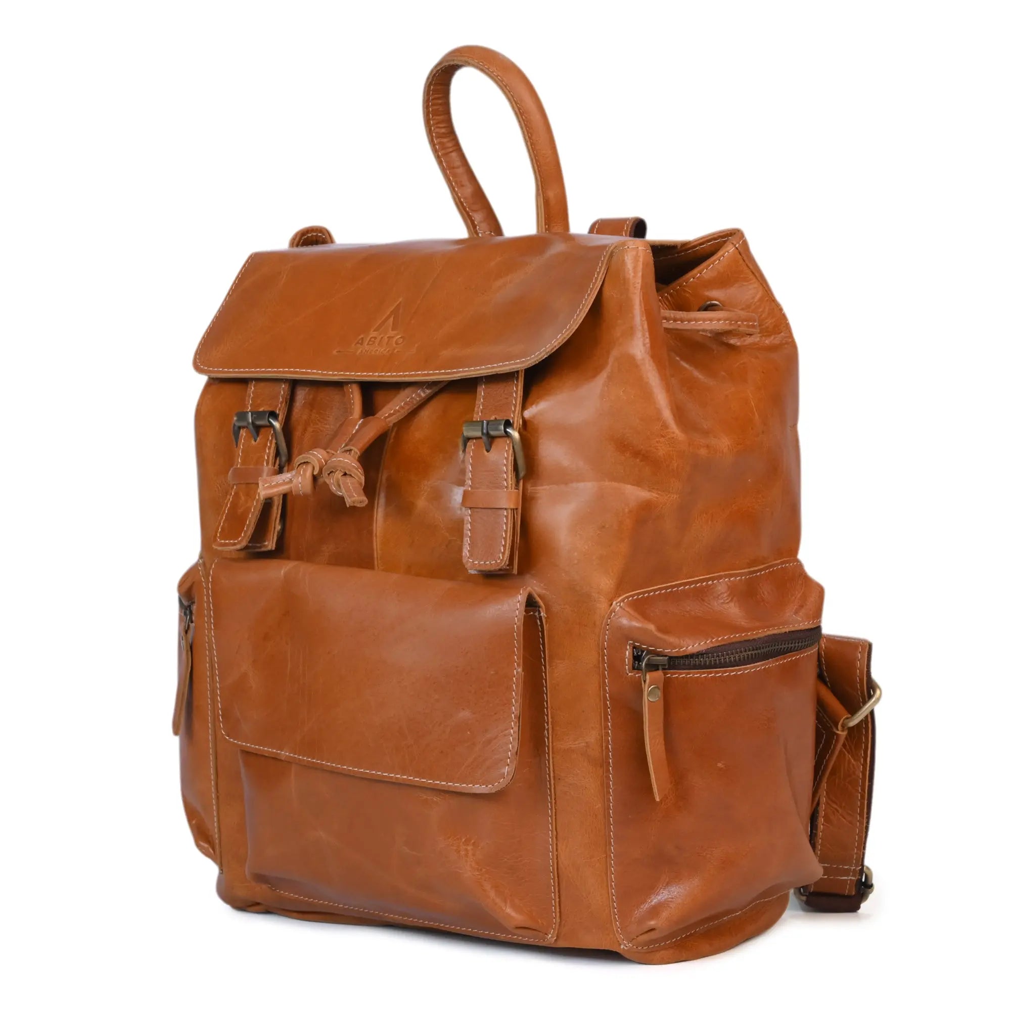 Genuine leather Rucksack Backpack - abitoamerica